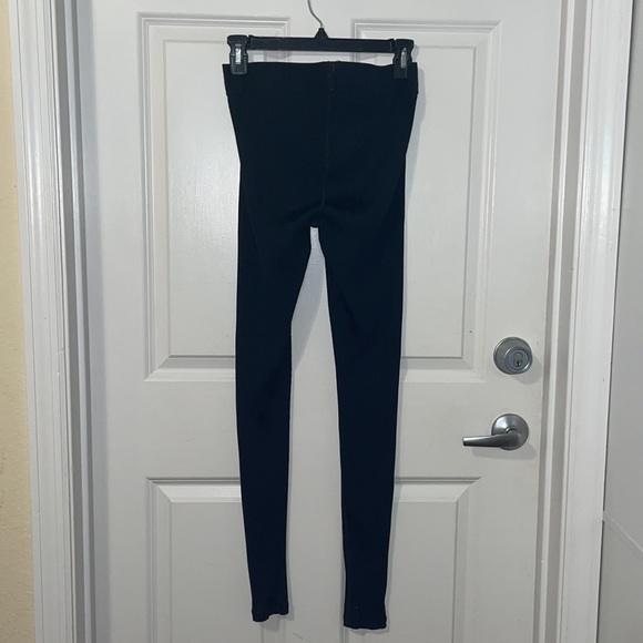 Carbon38 Year of Ours Black Ribbed Leggings Med - Picture 7 of 10